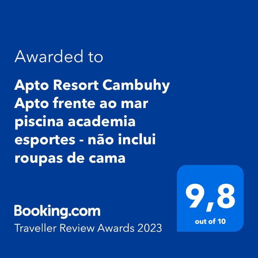 Apto Resort Cambuhy Frente Mar Piscina Academia Matinhos Exterior foto